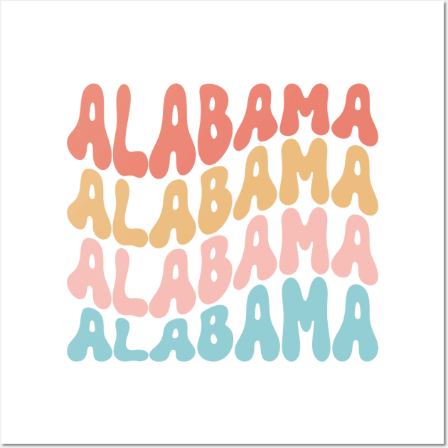 Alabama On Repeat Wall Art by MaryMerch